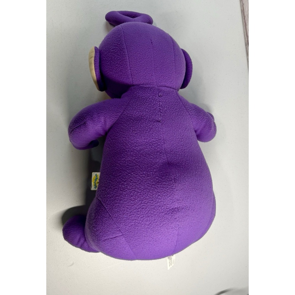 1998 Playskool Teletubbies 25" JUMBO Tinky Winky Plush Seated Doll Purple Vtg - Picture 2 of 9
